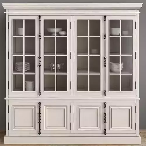 Restoration hardware hutch dining room 3D model