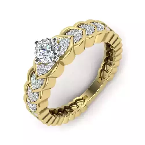 Women ring 3dm render detail 3D print model