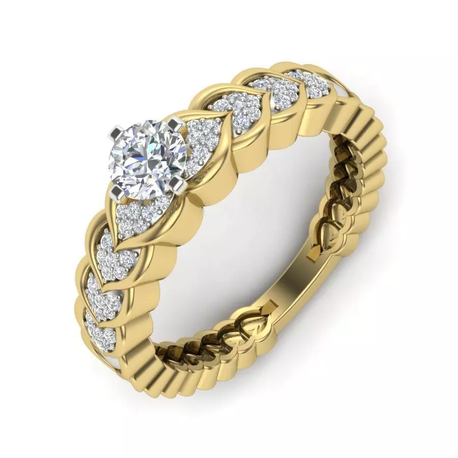 Women ring 3dm render detail 3D print model 3D print model_0