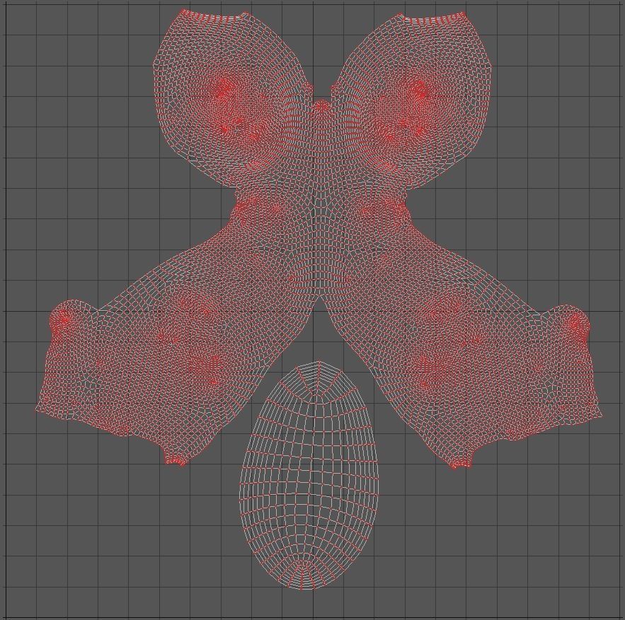 Walnut Low-poly 3D model_5