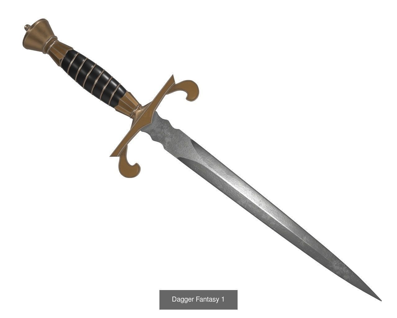 Medieval Weapon Vol 01 3D Model Collection_14