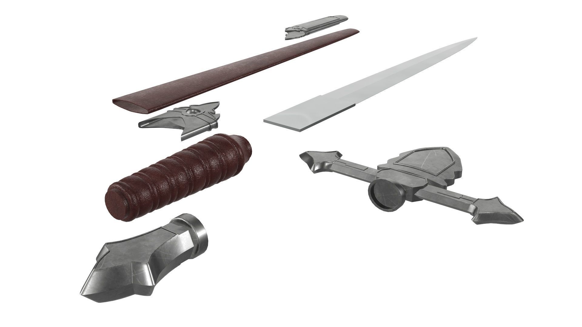 Medieval Weapon Vol 01 3D Model Collection_78