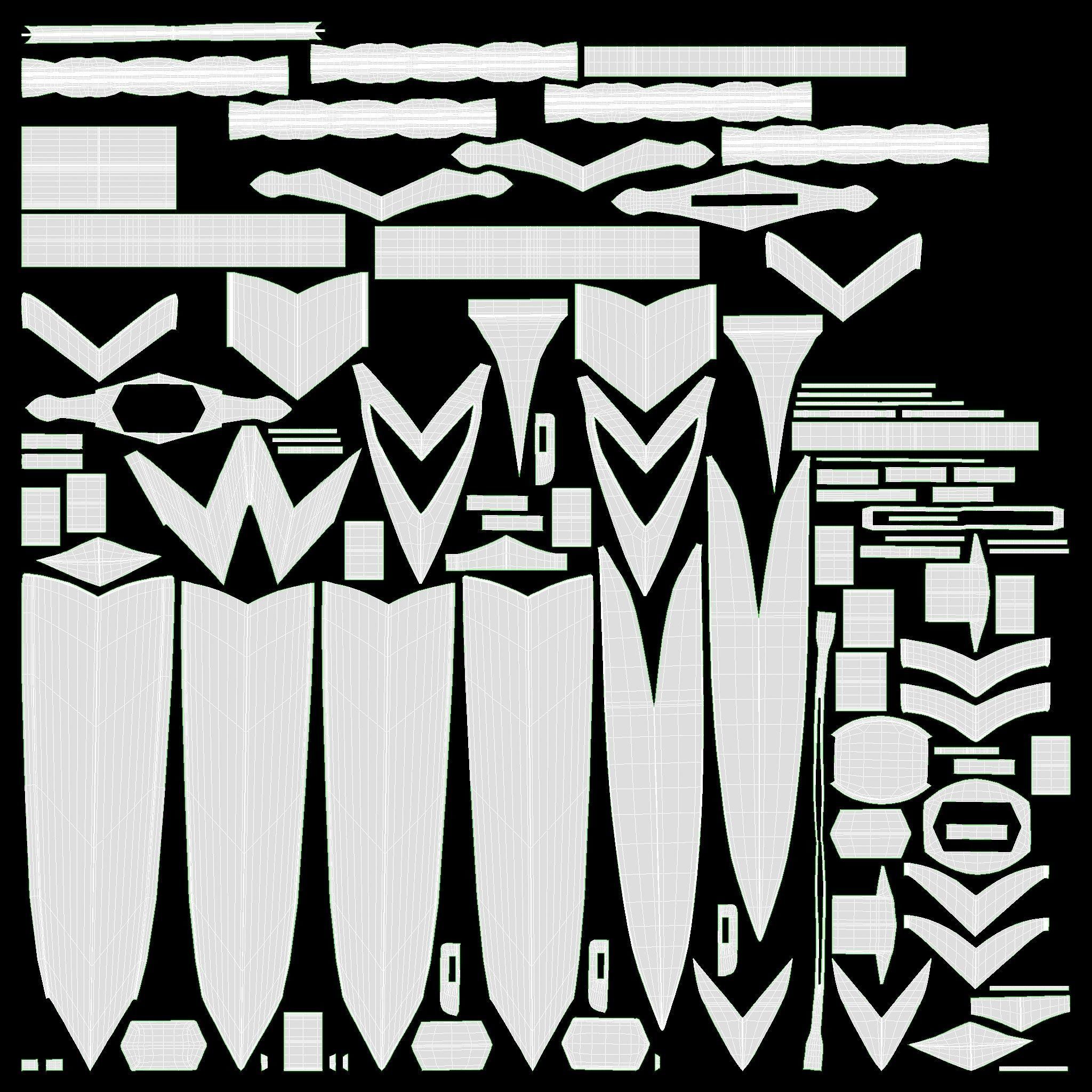 Medieval Weapon Vol 01 3D Model Collection_133