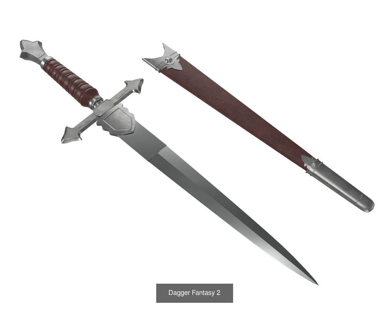 Medieval Weapon Vol 01 3D Model Collection_15