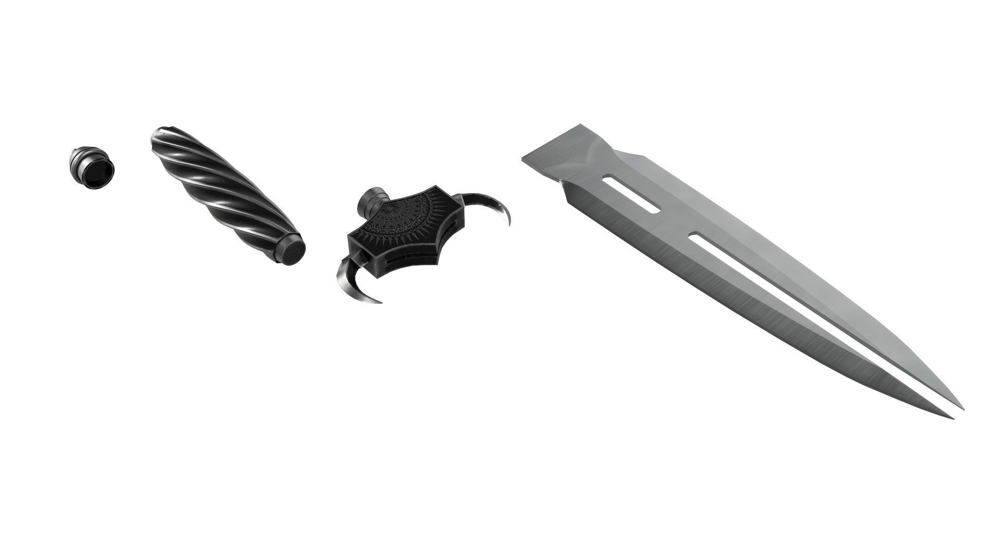 Medieval Weapon Vol 01 3D Model Collection_136