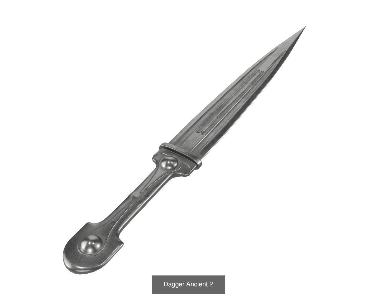 Medieval Weapon Vol 01 3D Model Collection_12