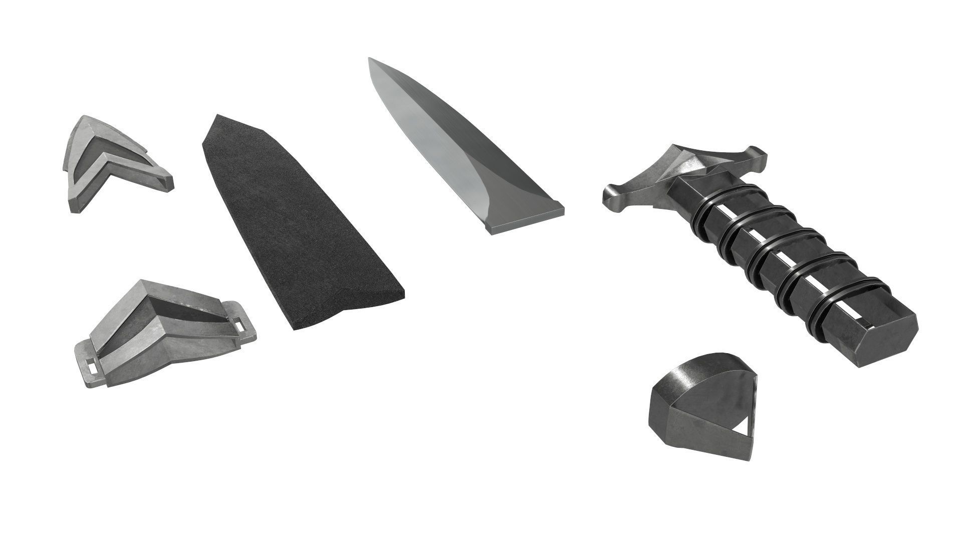 Medieval Weapon Vol 01 3D Model Collection_124