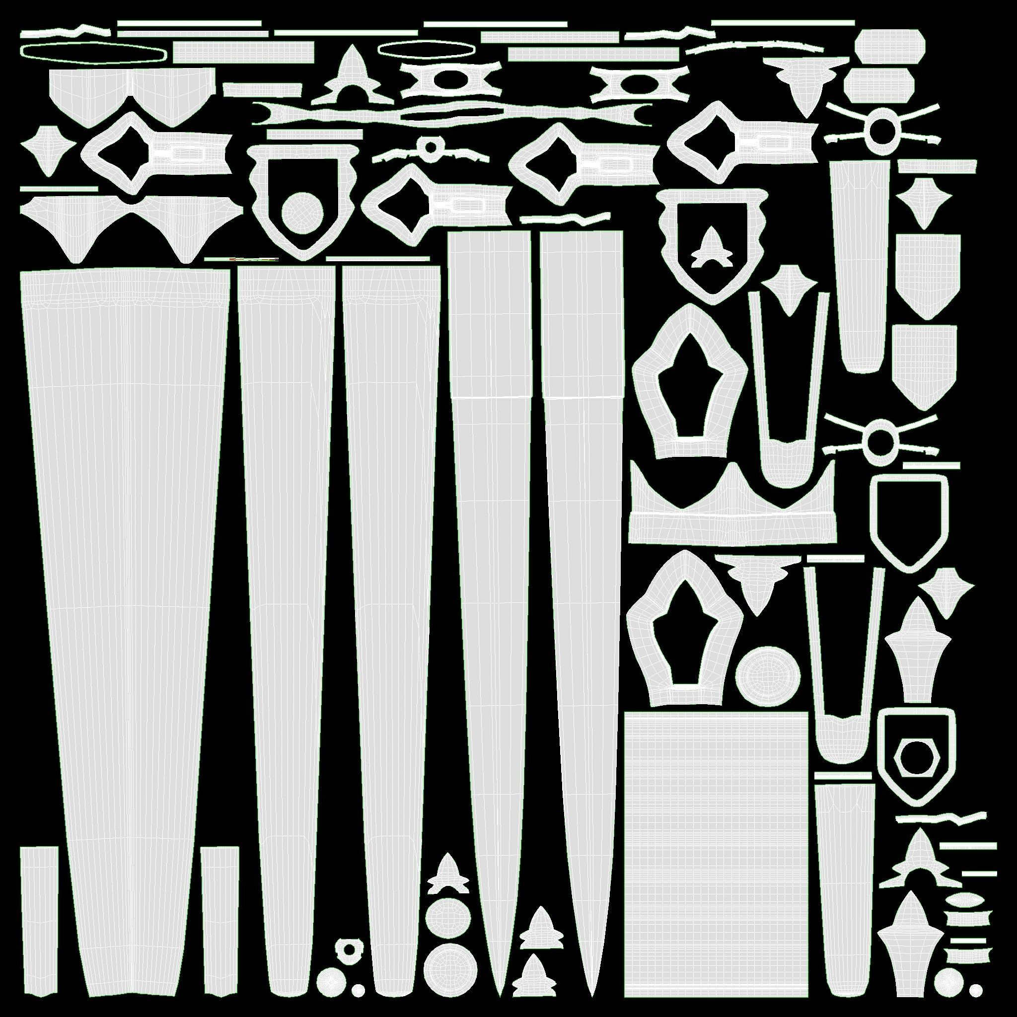 Medieval Weapon Vol 01 3D Model Collection_85