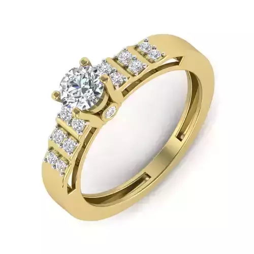 Women ring 3dm render detail 3D print model