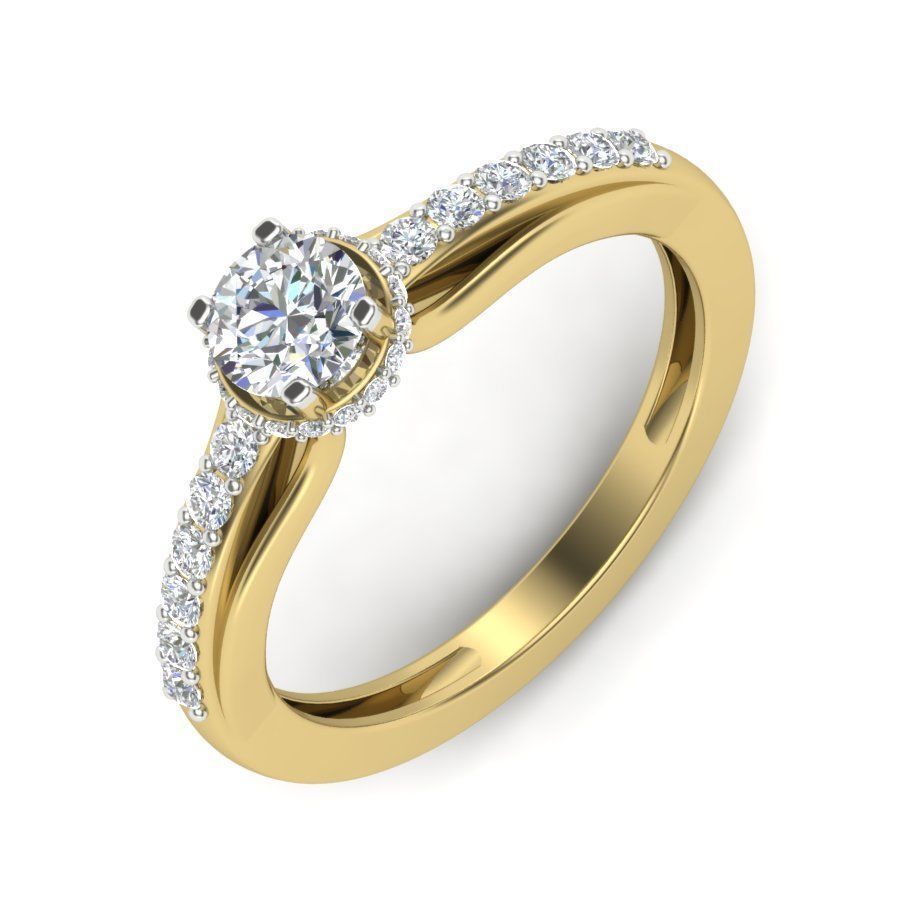 Women ring 3dm render detail 3D print model 3D print model_4