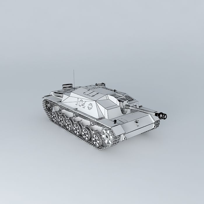 Stug III 40  Sturmgeschutz 40 Ausf G. 3D model_3