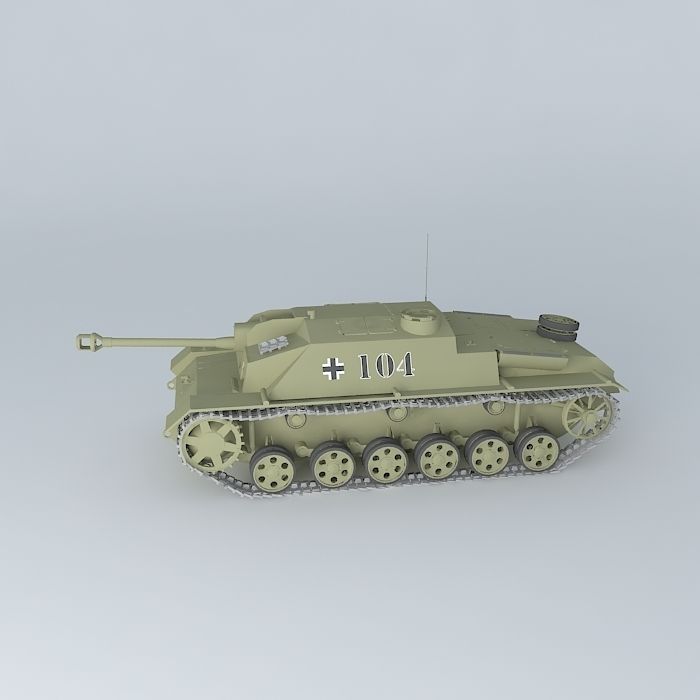 Stug III 40  Sturmgeschutz 40 Ausf G. 3D model_2
