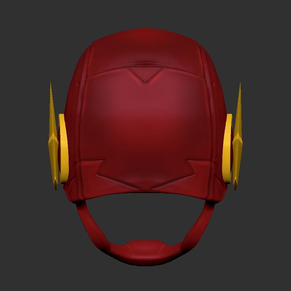The Flash Helmet Cosplay - Superhero Helmet 3D print model_6