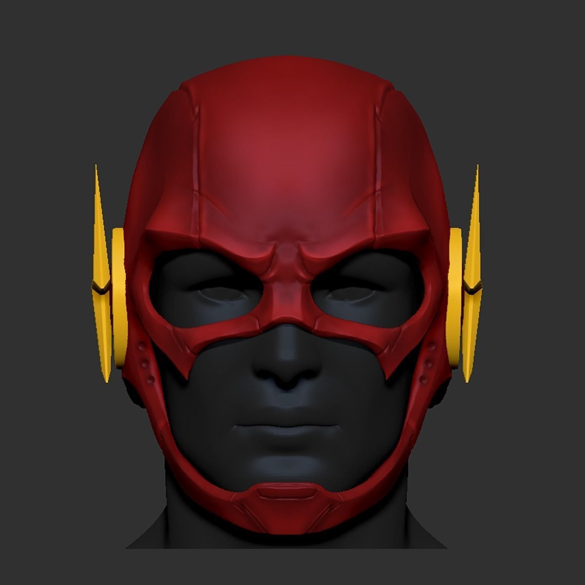 The Flash Helmet Cosplay - Superhero Helmet 3D print model_1
