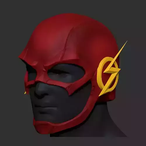 The Flash Helmet Cosplay - Superhero Helmet 3D print model