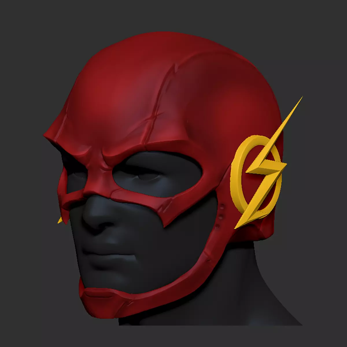 The Flash Helmet Cosplay - Superhero Helmet 3D print model_0