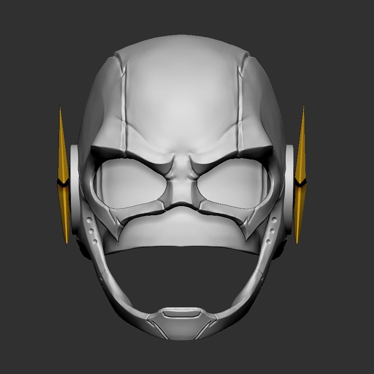 The Flash Helmet Cosplay - Superhero Helmet 3D print model_7