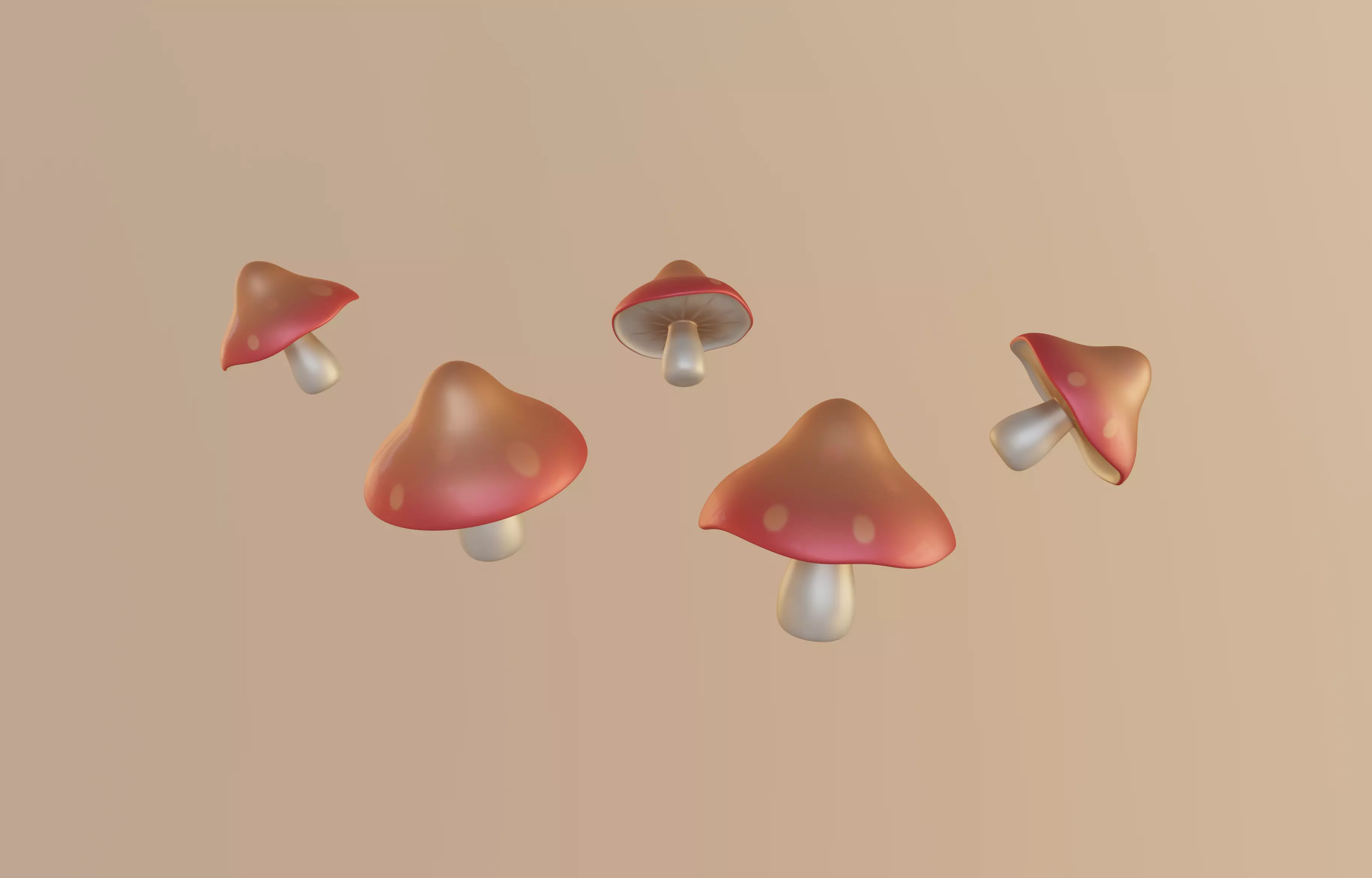 Mushroom 3D model_0