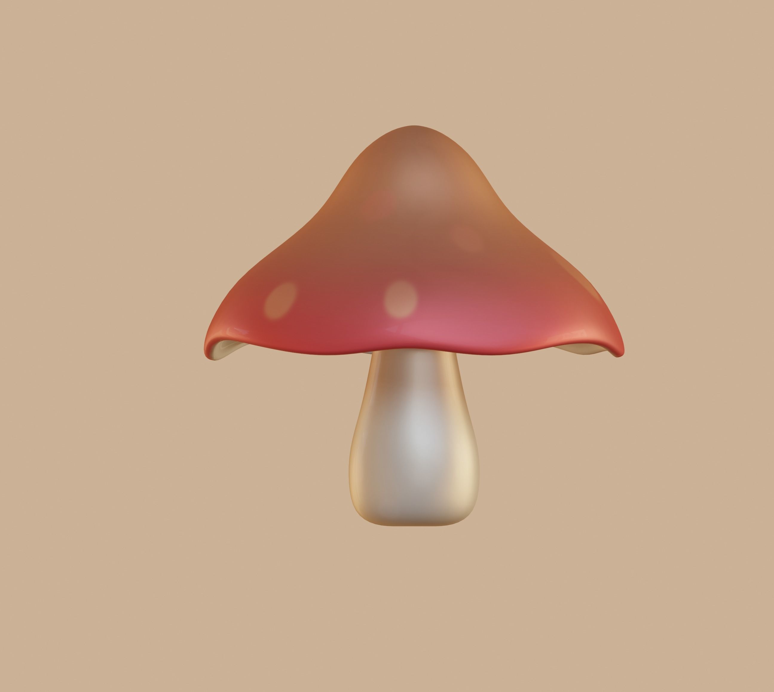 Mushroom 3D model_3