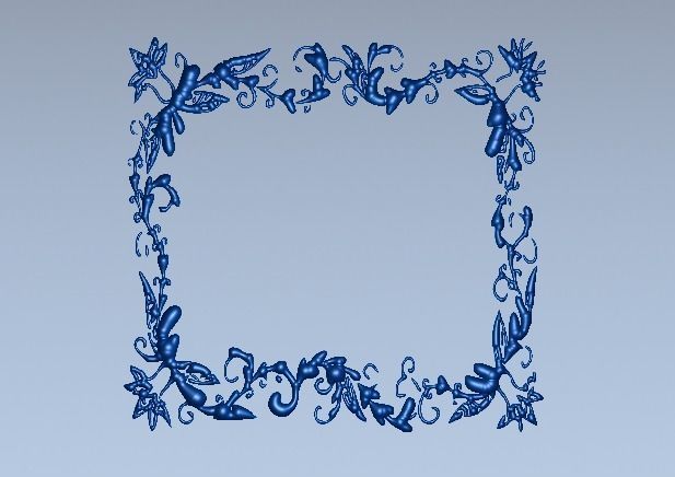 Photo frame 3D print model_2