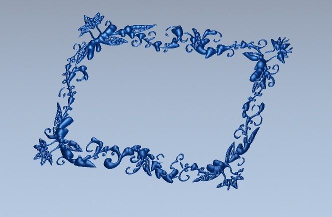 Photo frame 3D print model_1