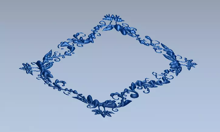 Photo frame 3D print model_0