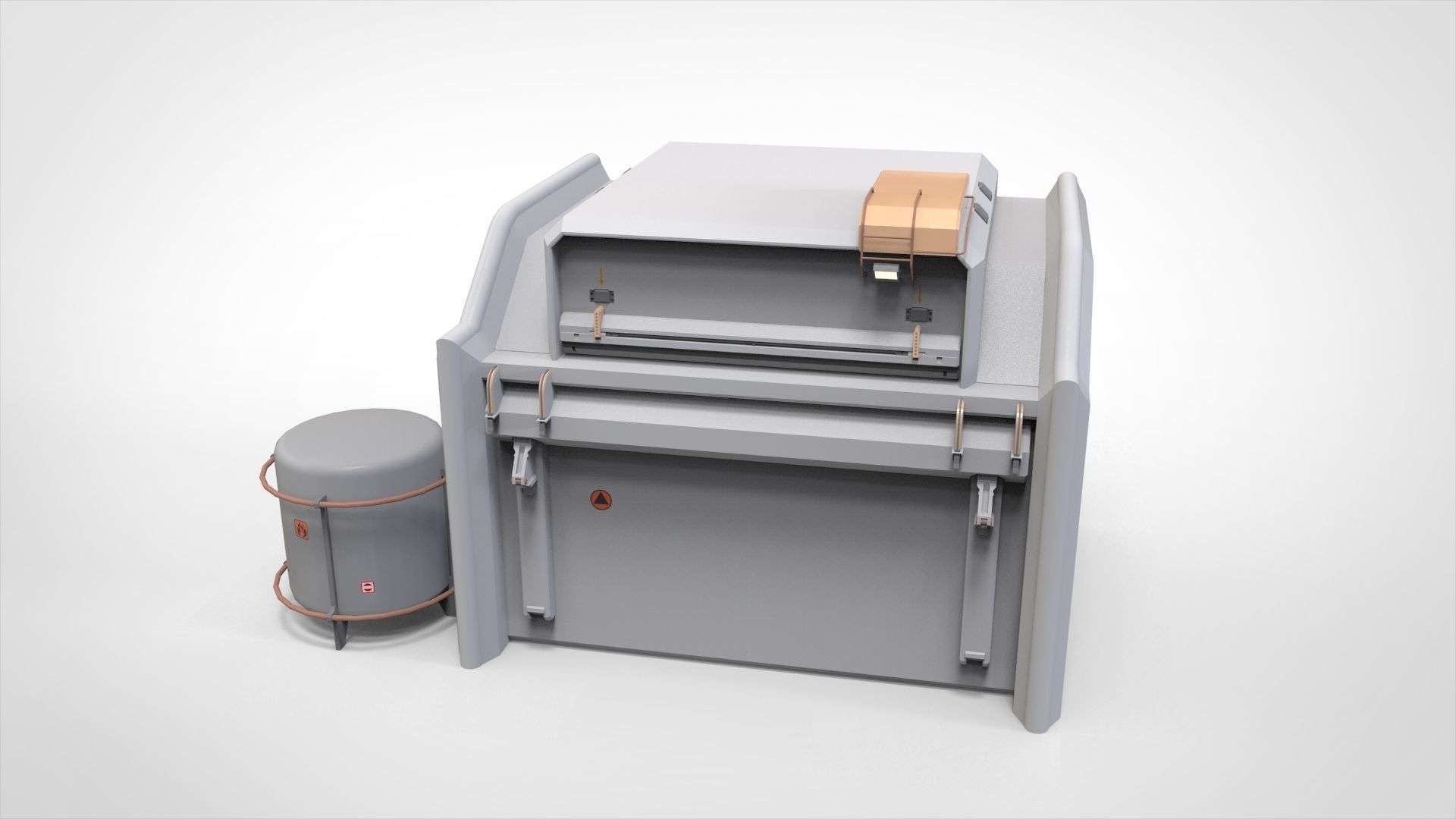 sci-fi Architecture kitbash 26 3D model_19