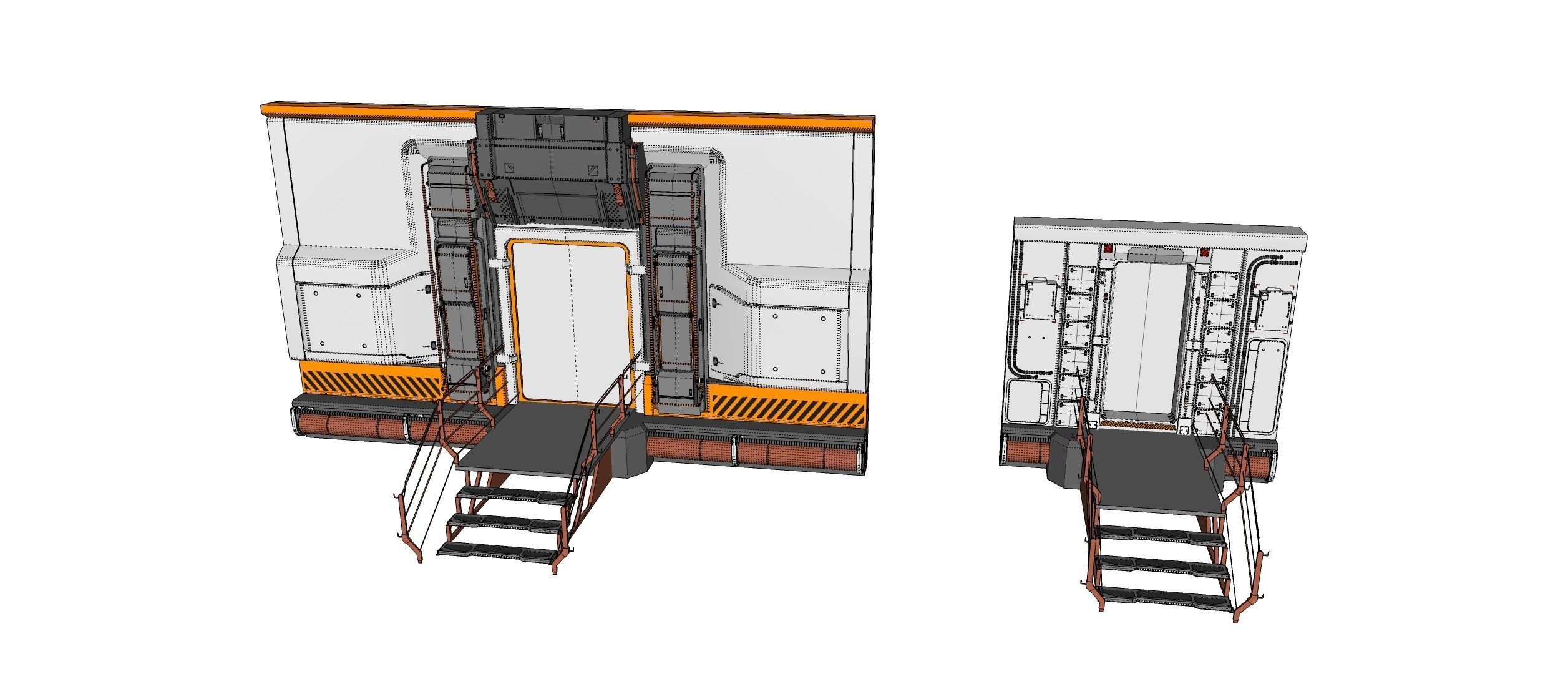 sci-fi Architecture kitbash 26 3D model_26