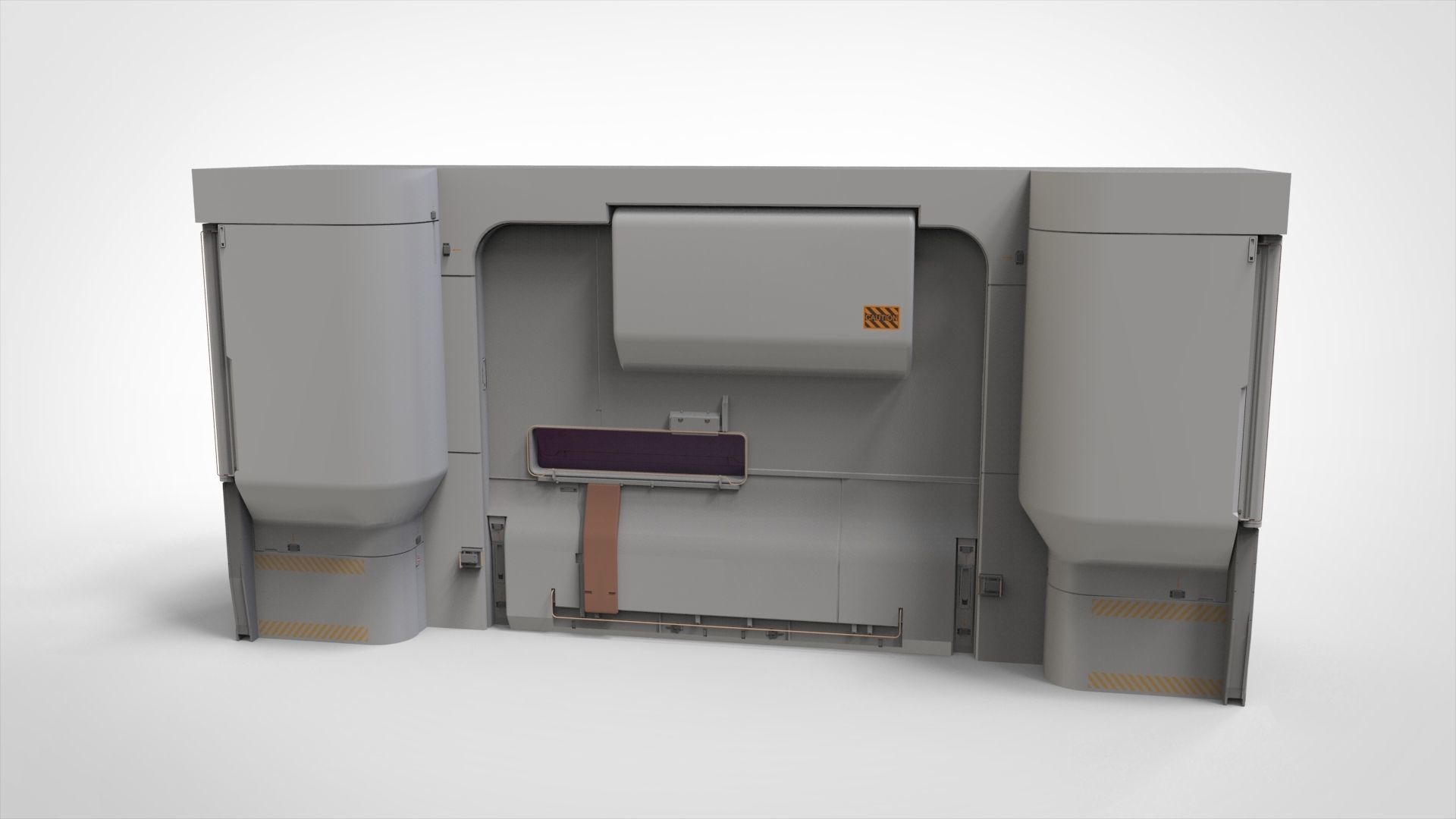 sci-fi Architecture kitbash 26 3D model_8