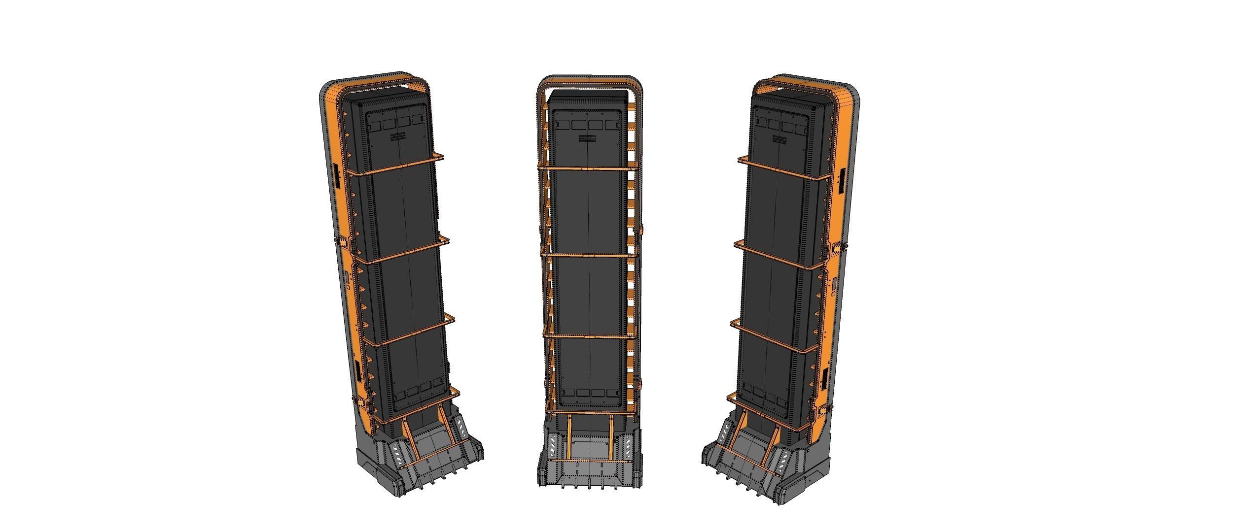 sci-fi Architecture kitbash 26 3D model_25