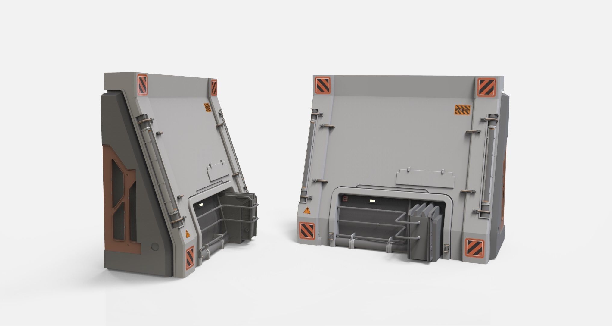 sci-fi Architecture kitbash 26 3D model_15