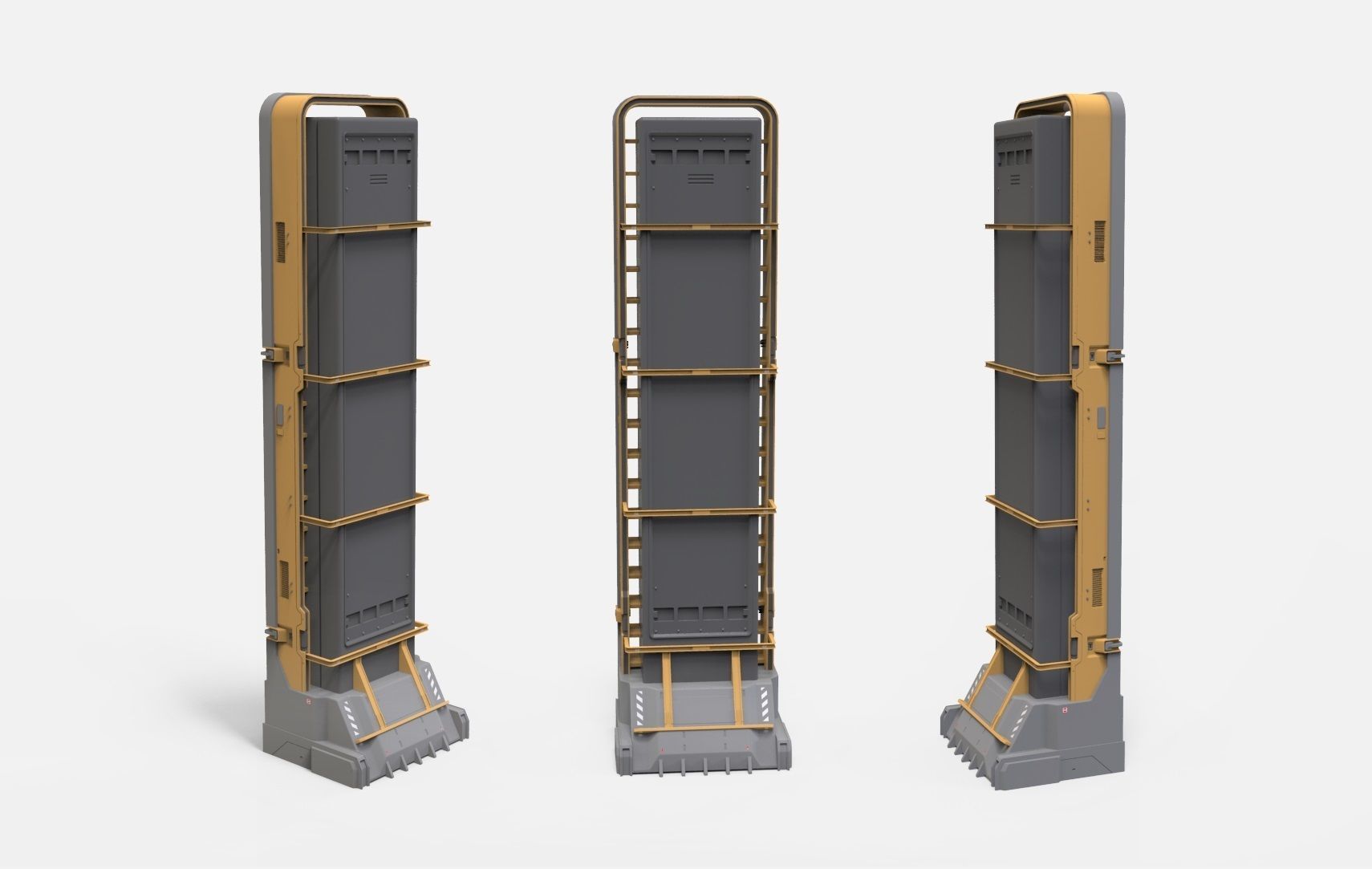 sci-fi Architecture kitbash 26 3D model_10