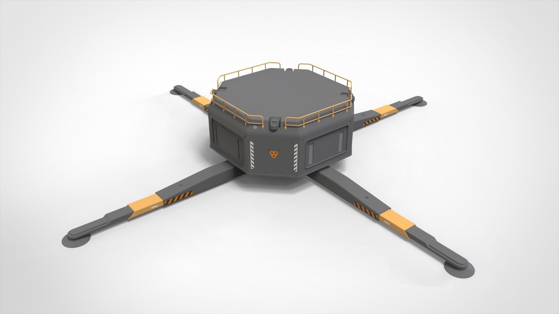 sci-fi Architecture kitbash 26 3D model_16