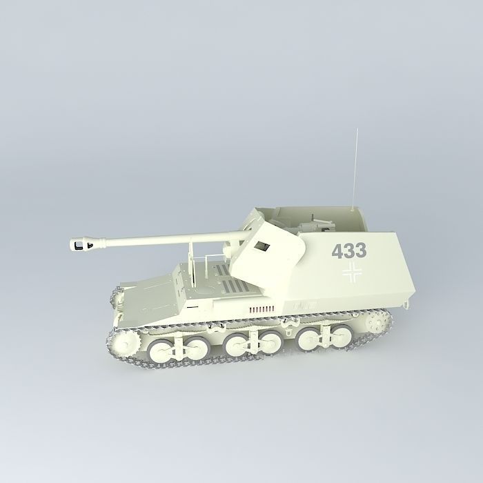 SdKfz 135 Marder I 3D model_2