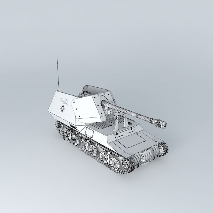 SdKfz 135 Marder I 3D model_3