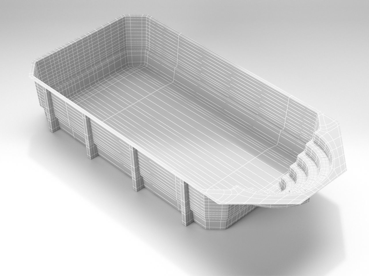 Swiming pool 11 3D model_7