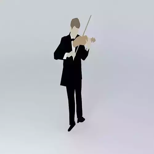 2D music player violin
