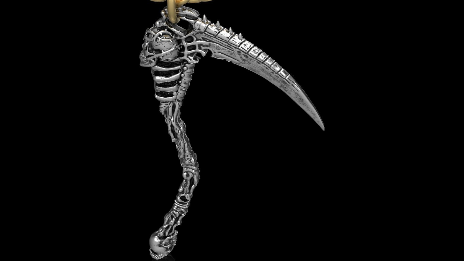 Death Scythe 3D print model_3