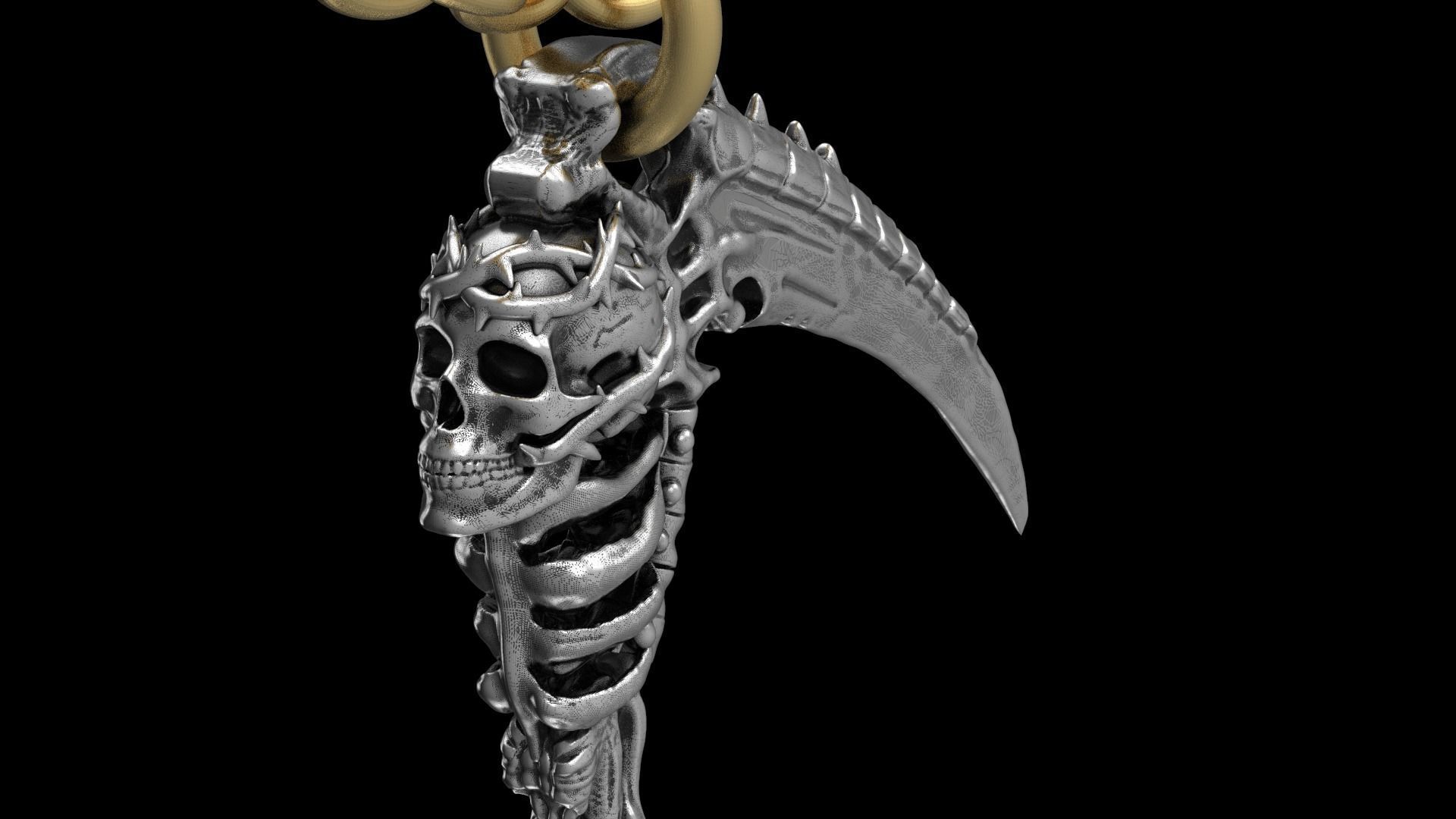 Death Scythe 3D print model_2