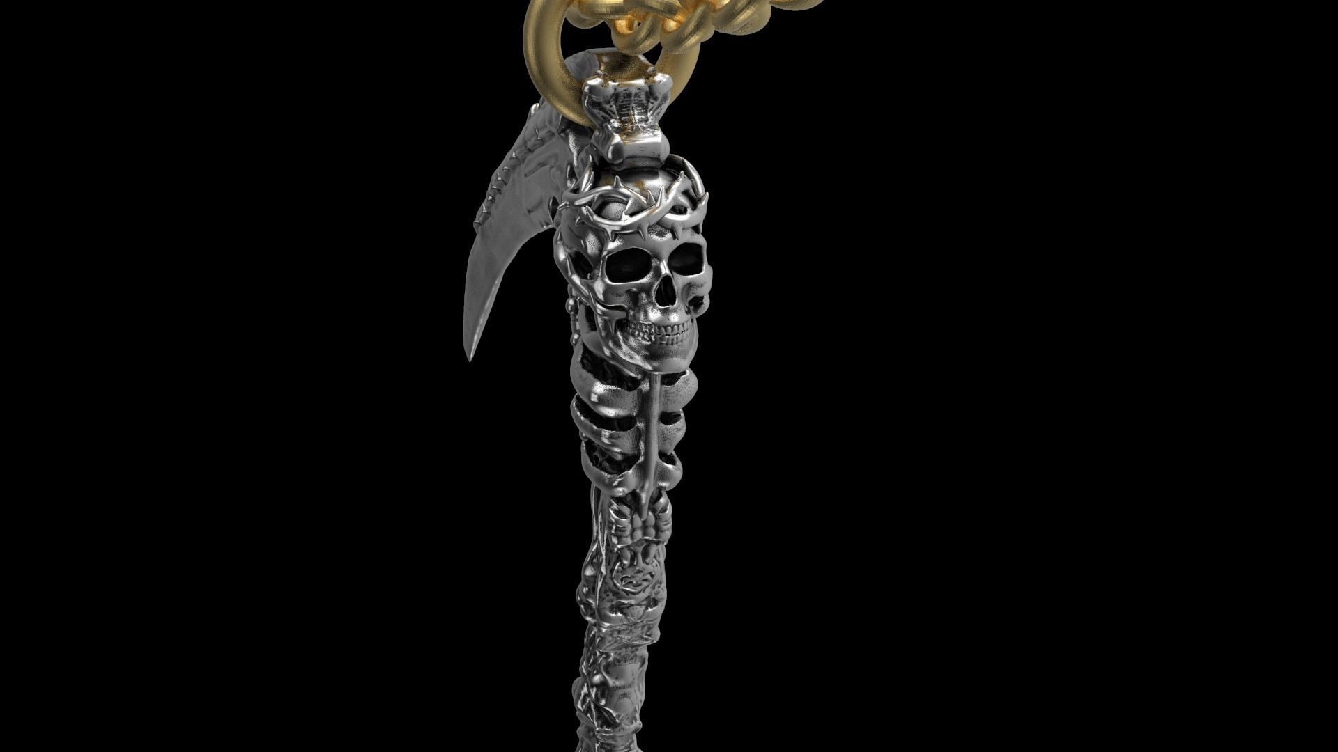 Death Scythe 3D print model_5