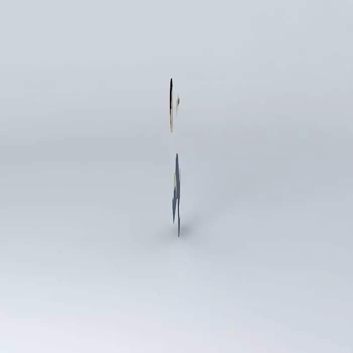 2D man sitting with contoller Free 3D model
