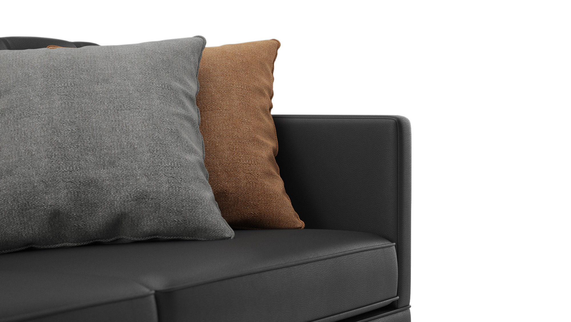 Sofa Office 01 Low-poly 3D model_9