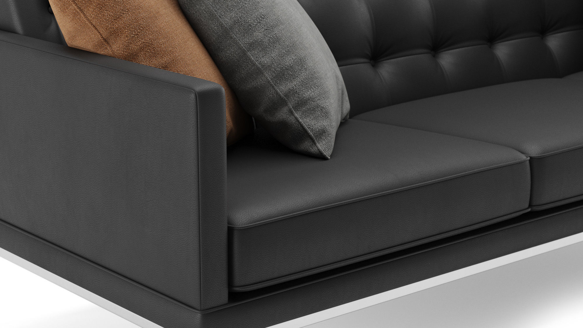 Sofa Office 01 Low-poly 3D model_8