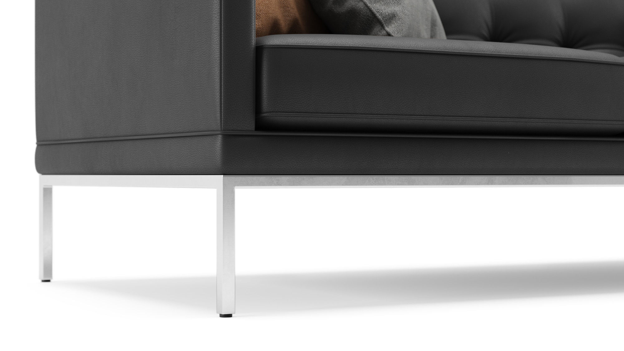 Sofa Office 01 Low-poly 3D model_7