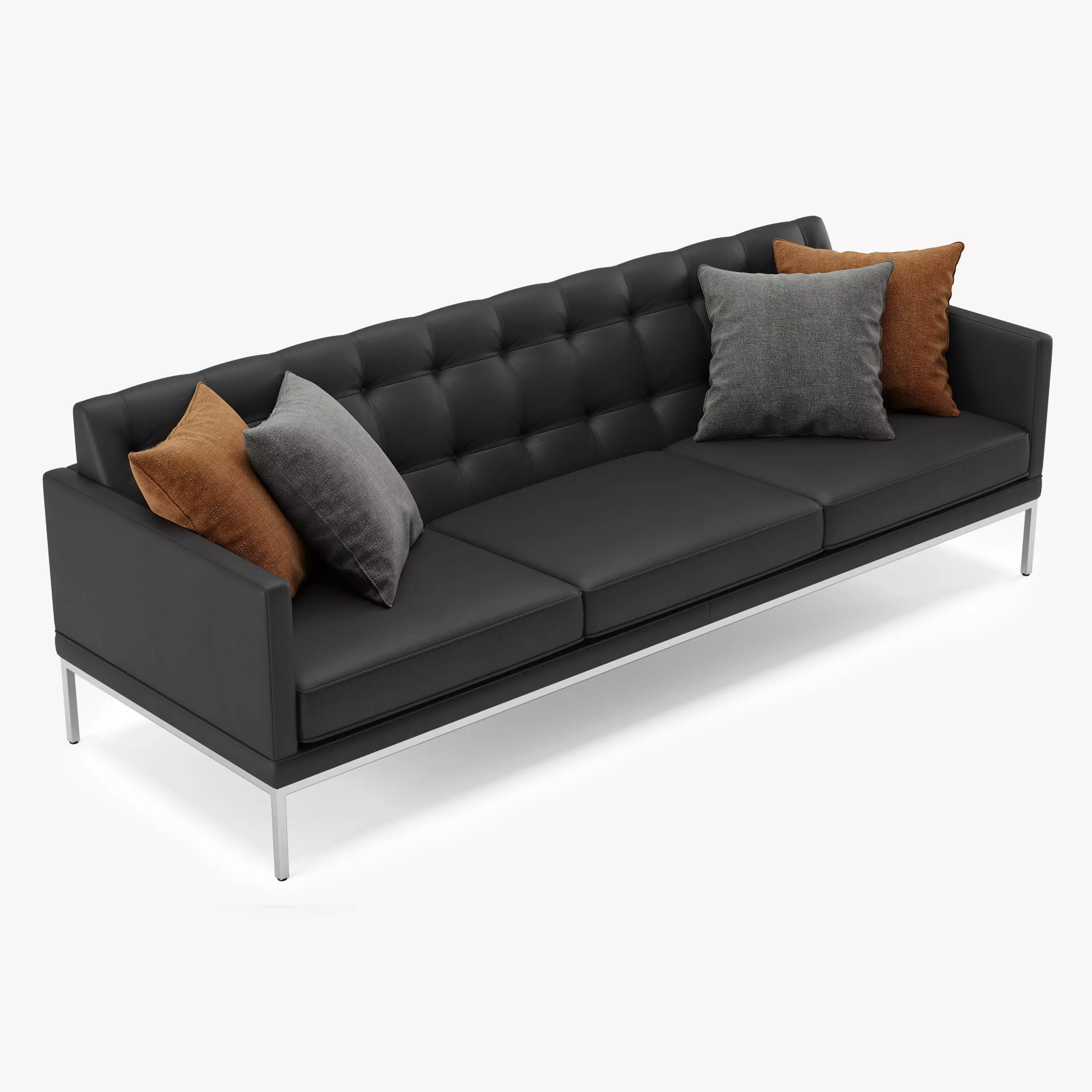 Sofa Office 01 Low-poly 3D model_0