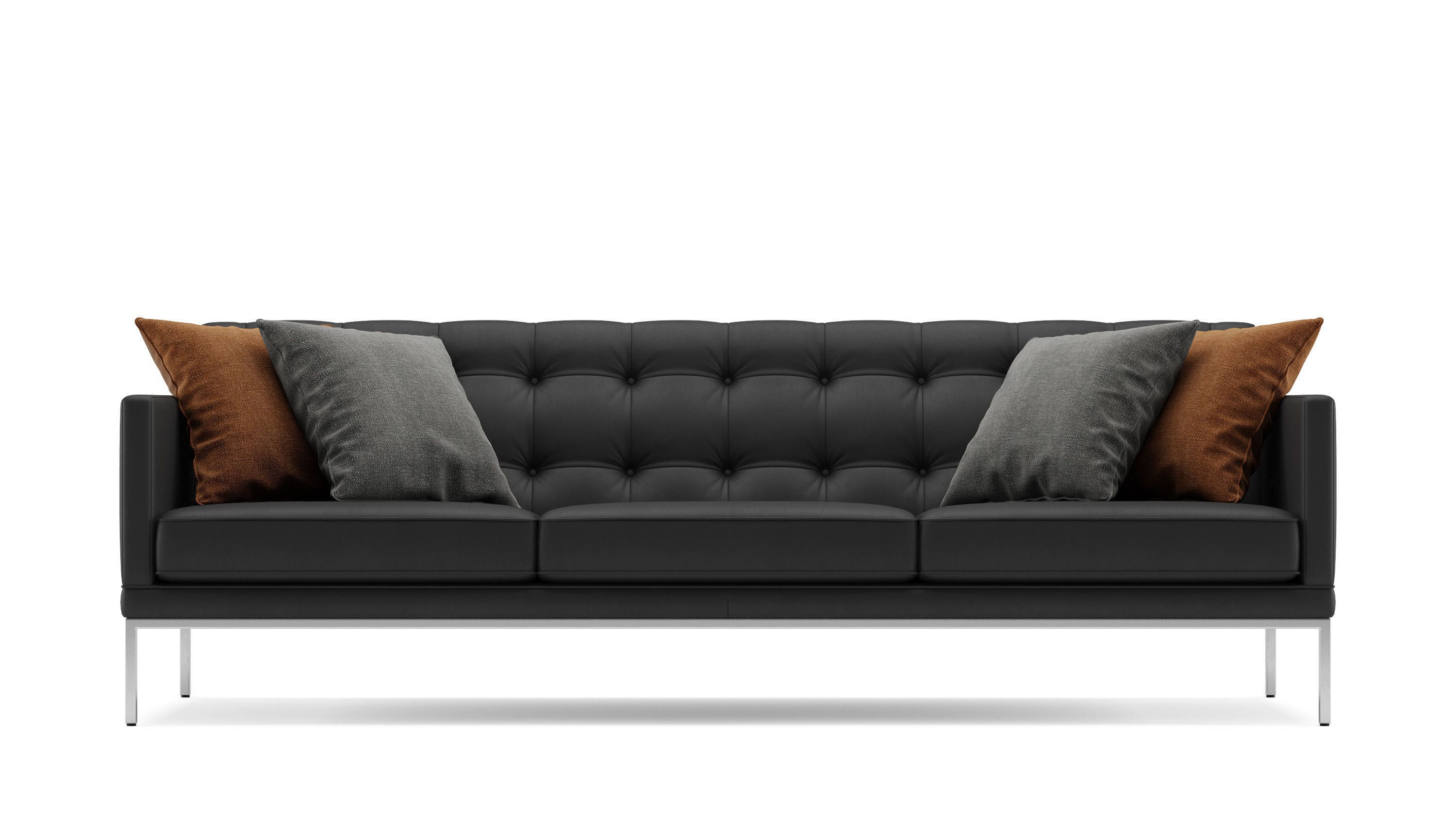 Sofa Office 01 Low-poly 3D model_2