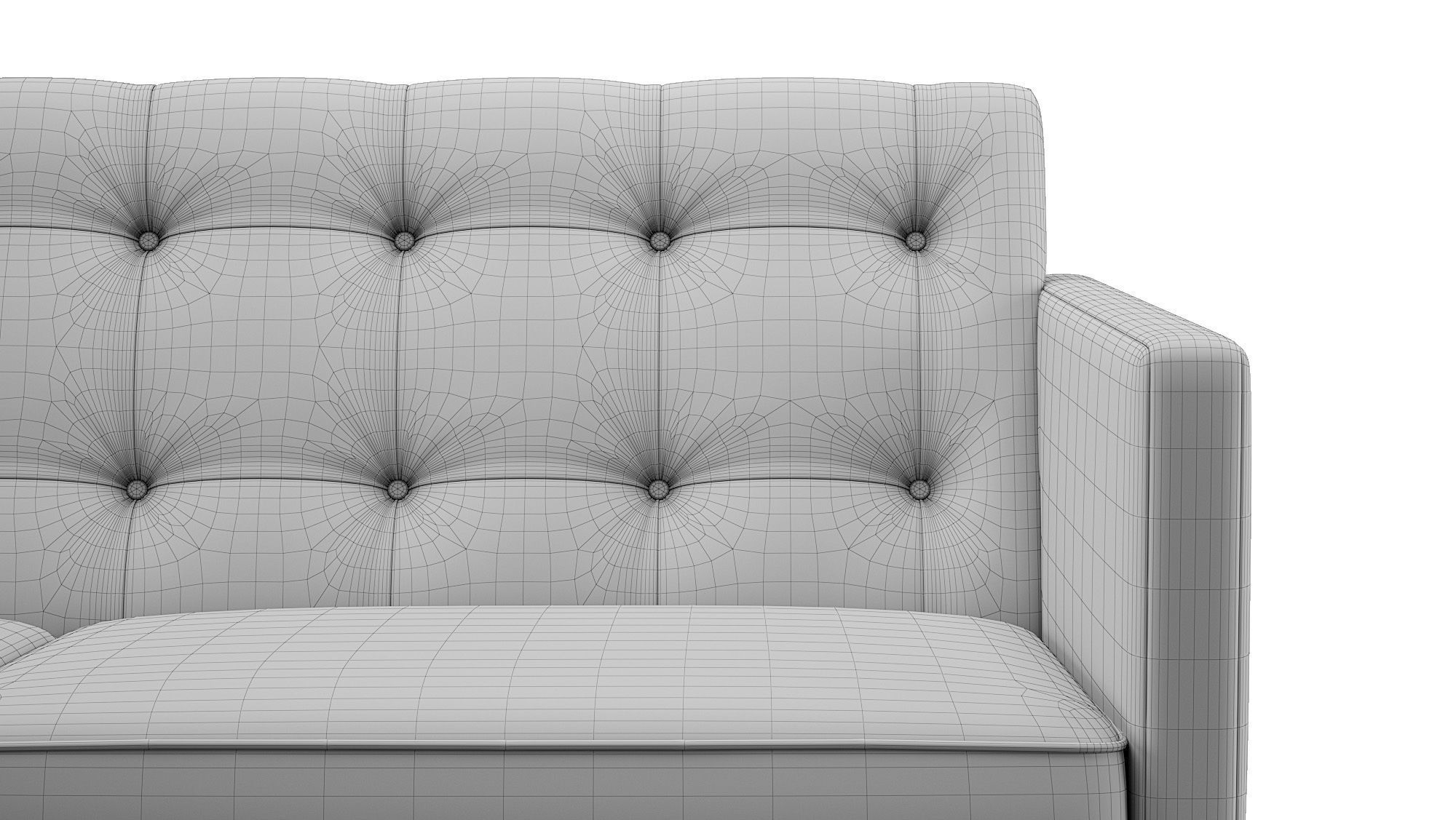 Sofa Office 01 Low-poly 3D model_12