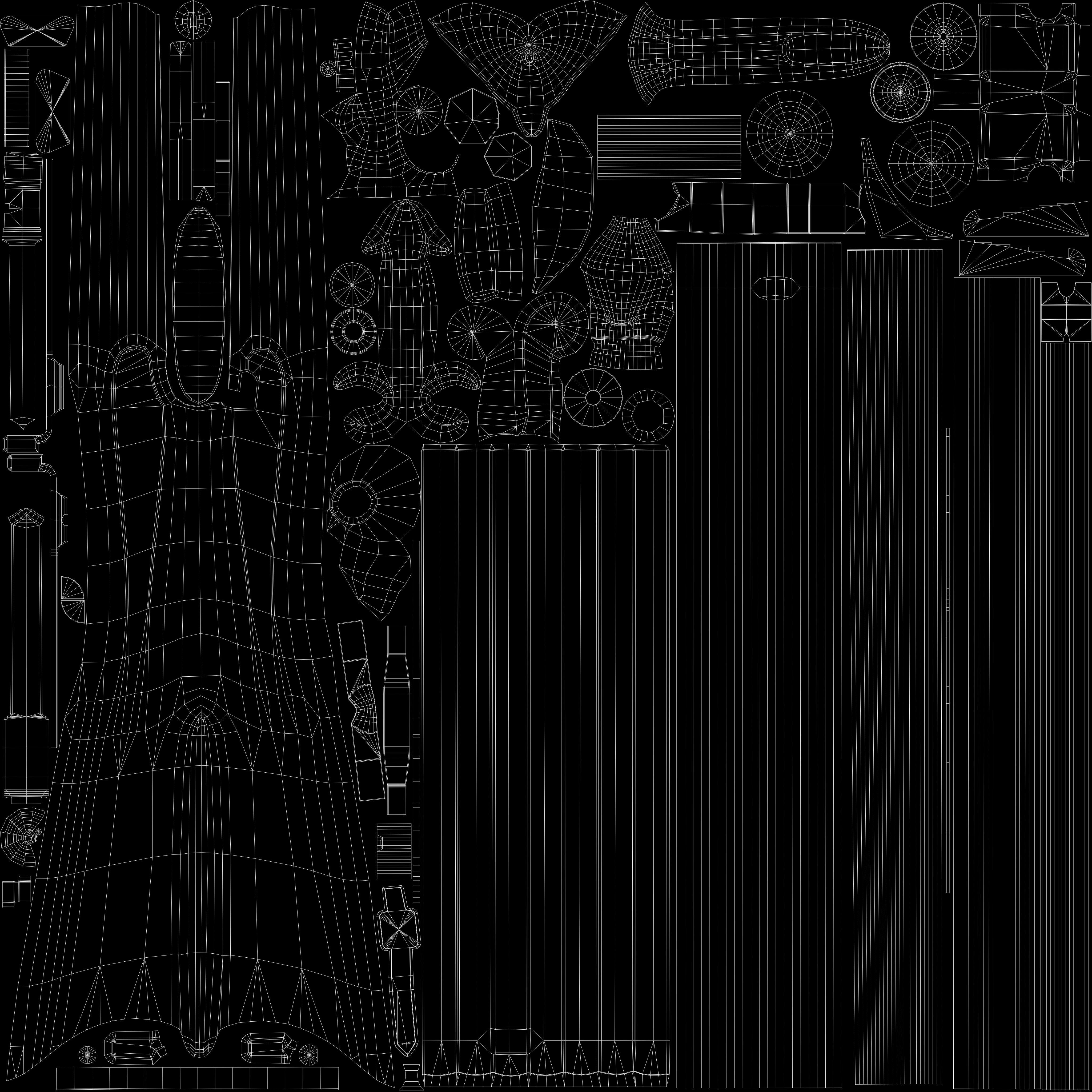 Antique Rifle - PBR 3D model_12