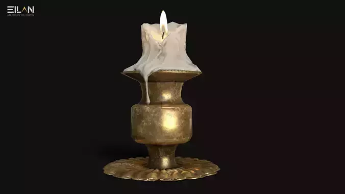 Antique Candle Stand - PBR