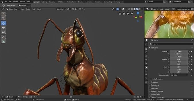 giant ant 3D model